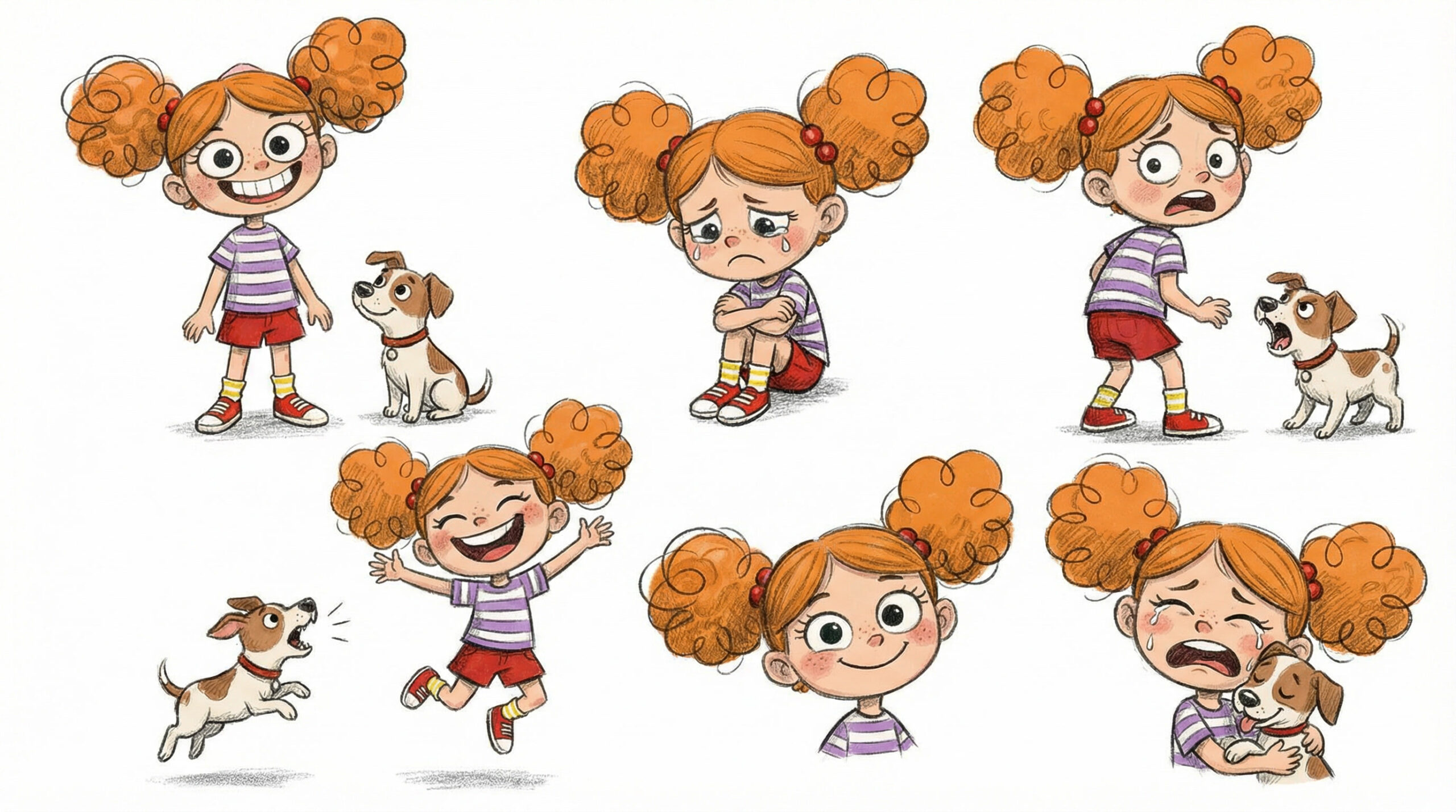 gemini-image-2_Character_sheet_illustration_in_vintage_1960s_children’s_book_style._A_little_-1